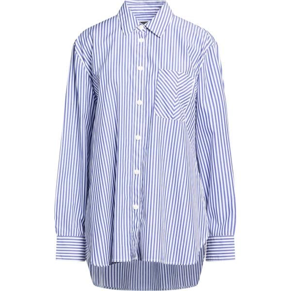 Camicia da donna in viola chiaro a righe collo classico lungo a maniche lunghe con bottoni in cotone Rag & Bone Rag & Bone