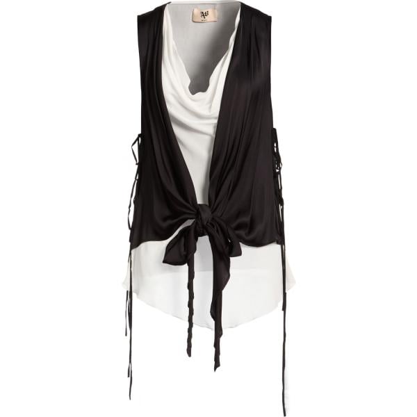 Top da donna girocollo senza maniche in viscosa Aniye By Aniye By