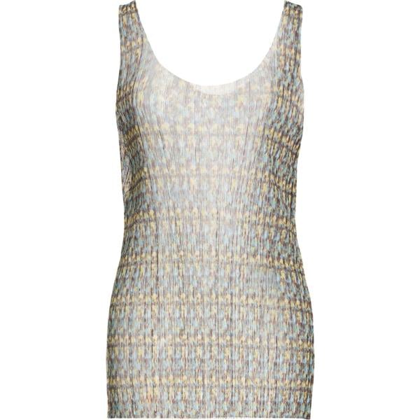Top da donna in grigio chiaro collo aperto senza maniche PHILOSOPHY di LORENZO SERAFINI PHILOSOPHY di LORENZO SERAFINI