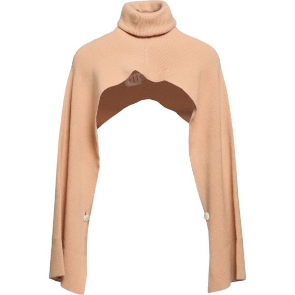 Giacca da donna in marrone chiaro in cashmere Anna Molinari Anna Molinari