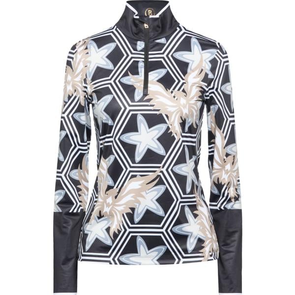 T-shirt sportiva da donna a maniche lunghe con zip Bogner Bogner