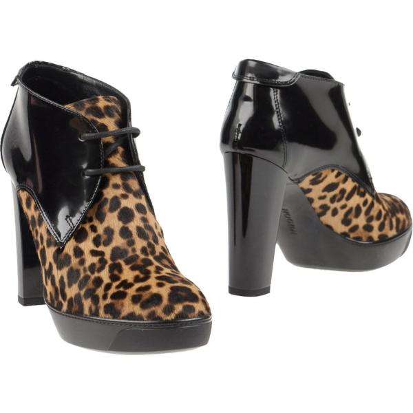 stivaletti Hogan marrone animalier