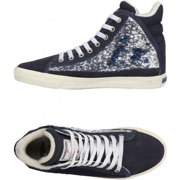 Sneakers tennis effetto scamosciato senza tacco con punta tonda tinta unita Lambretta tinta unita