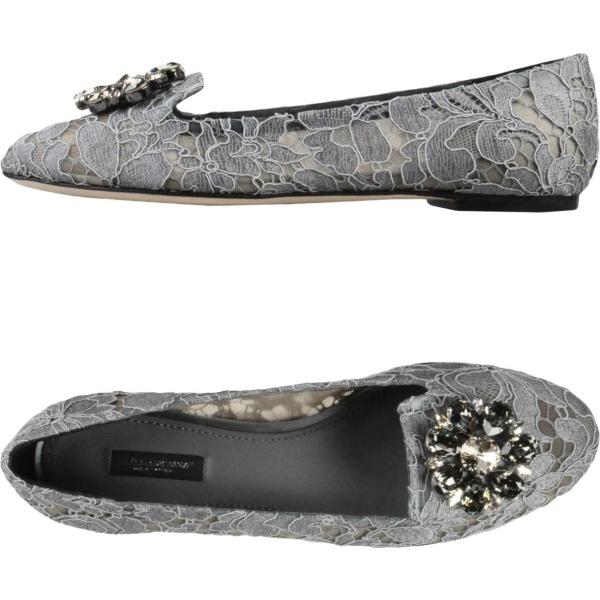 mocassini Dolce&Gabbana grigio tinta unita