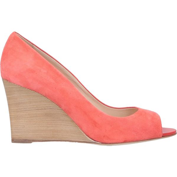 Décolleté da donna in marrone chiaro effetto scamosciato con tacco punta aperta in pelle Tod's