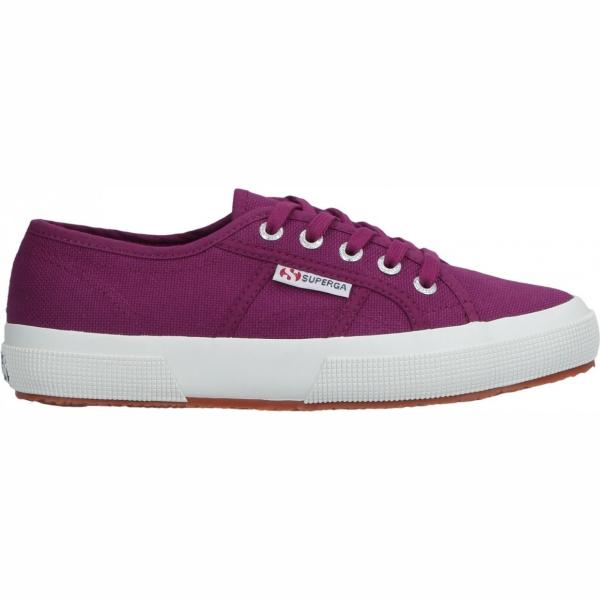 Sneakers tennis Superga rosso tinta unita