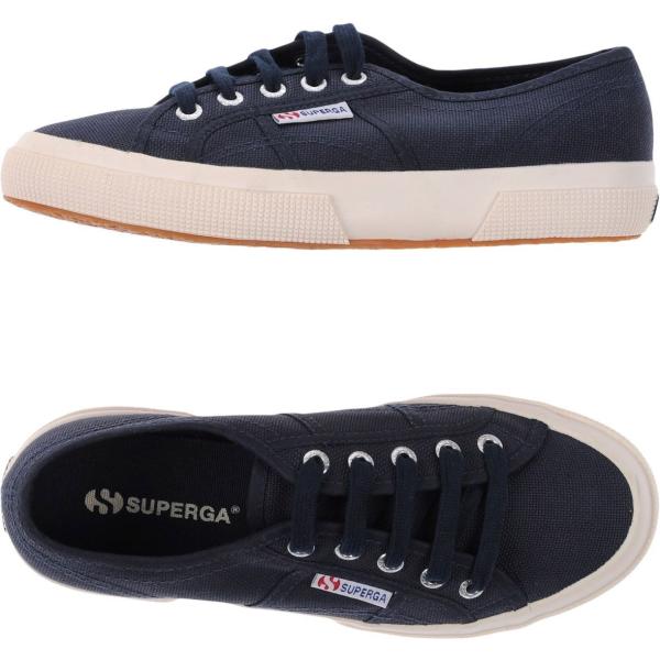 sneakers Superga blu tinta unita
