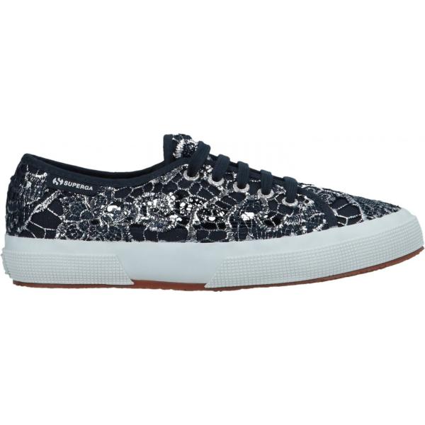 sneakers Superga blu tinta unita