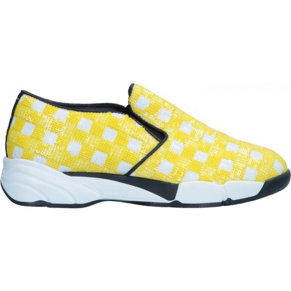 sneakers Pinko giallo a quadri
