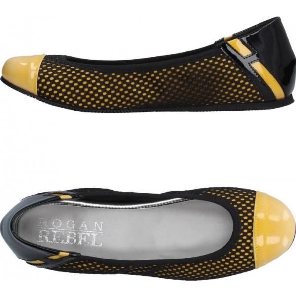 Ballerine fantasia effetto vernice con punta tonda in tessuto tecnico Hogan Rebel multicolore