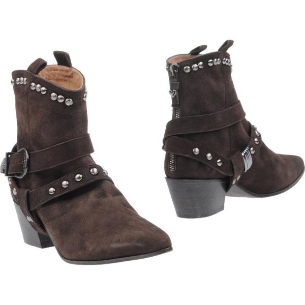 stivaletti Twinset marrone tinta unita