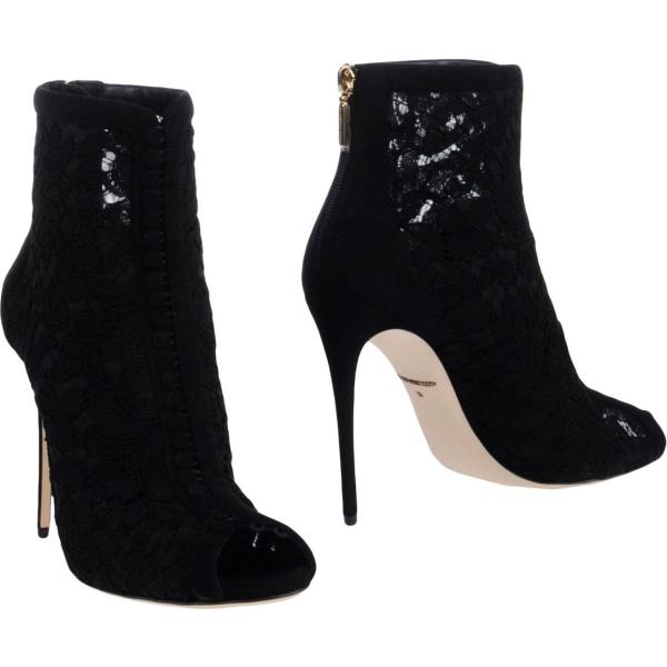 stivaletti Dolce&Gabbana nero tinta unita