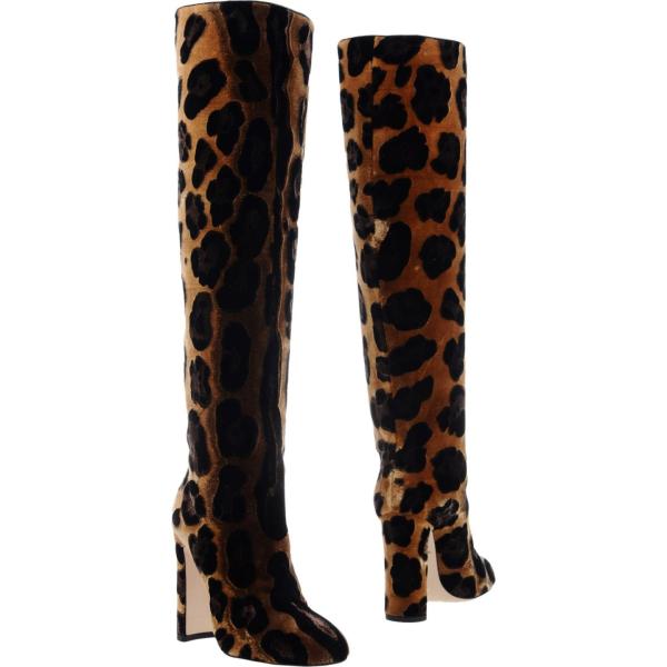 stivali Dolce&Gabbana marrone animalier