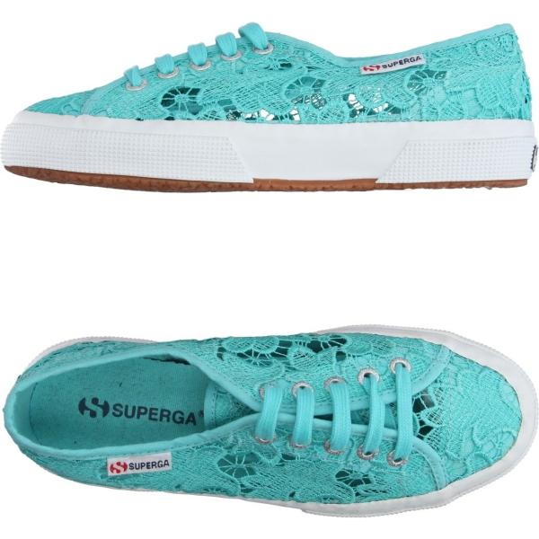 sneakers Superga blu tinta unita