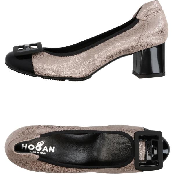 Décolleté fantasia effetto laminato con tacco squadrato e punta tonda Hogan multicolore
