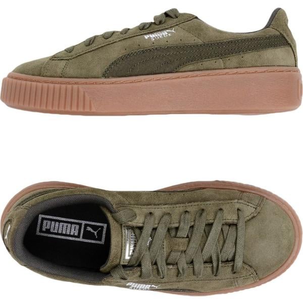 sneakers Puma marrone tinta unita