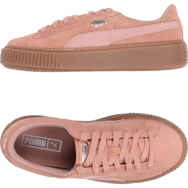 sneakers Puma rosa tinta unita