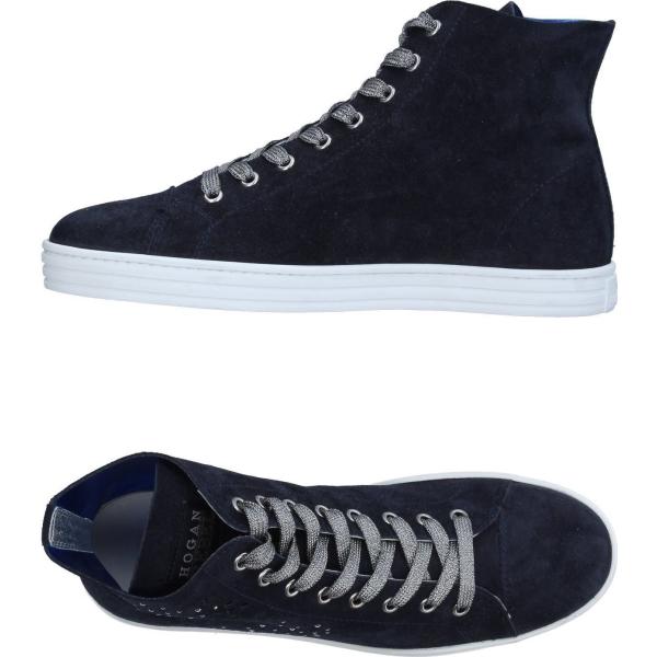 sneakers Hogan Rebel blu tinta unita