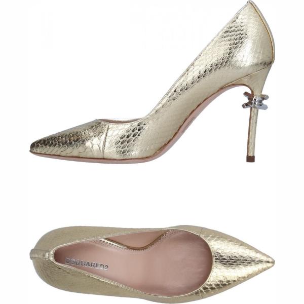 Décolleté con stampa effetto laminato a punta tinta unita Dsquared2 animalier