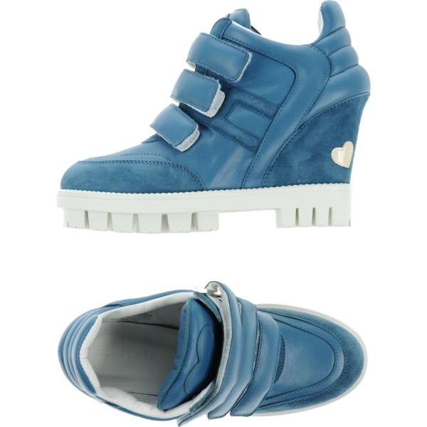sneakers Katie Grand Loves Hogan blu tinta unita