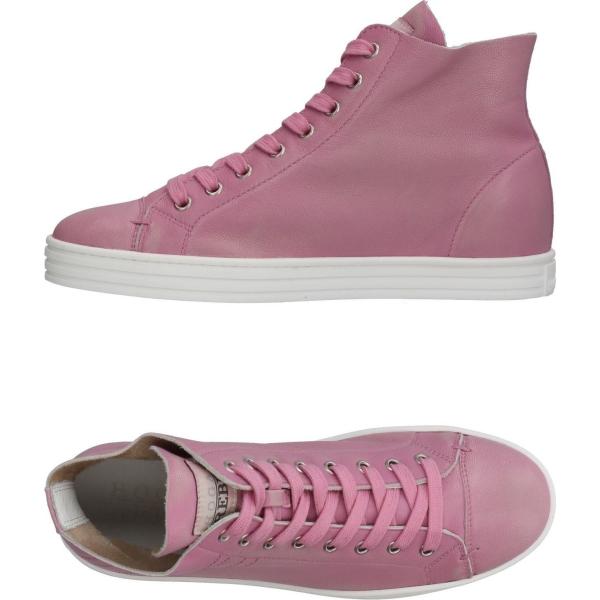 sneakers alte Hogan Rebel viola tinta unita