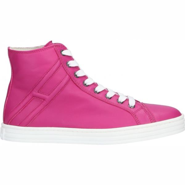 sneakers alte Hogan Rebel rosa tinta unita