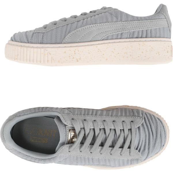 sneakers Puma grigio tinta unita