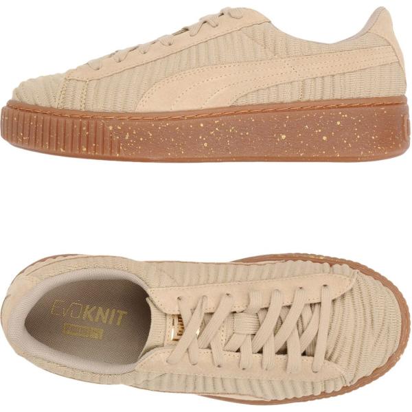 sneakers Puma marrone tinta unita