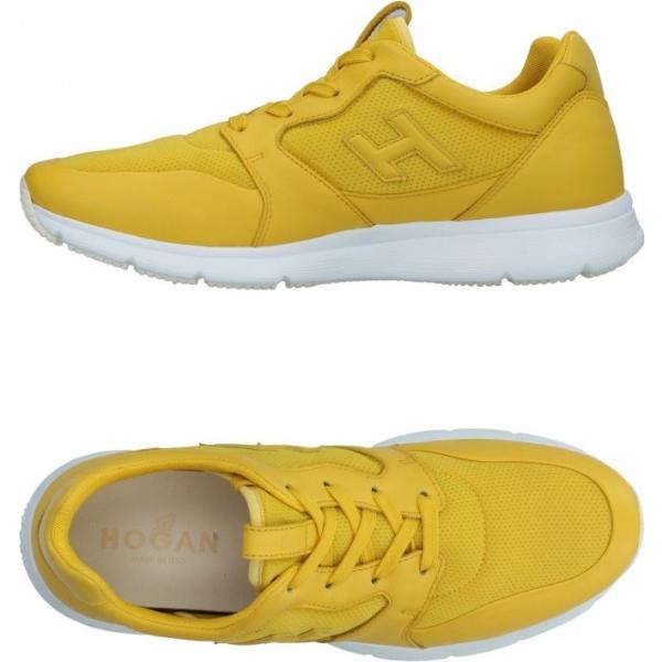 sneakers Hogan giallo tinta unita