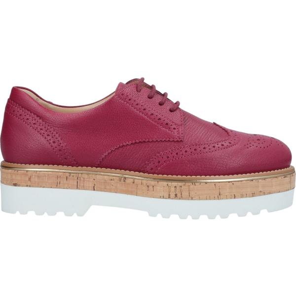 scarpe stringate Hogan rosso tinta unita