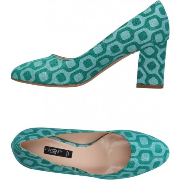 Décolleté fantasia geometrica con tacco geometrico e punta tonda Twiggy geometrica