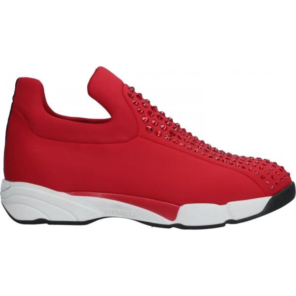 Sneakers con strass Pinko tinta unita