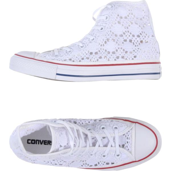 sneakers Converse bianco tinta unita