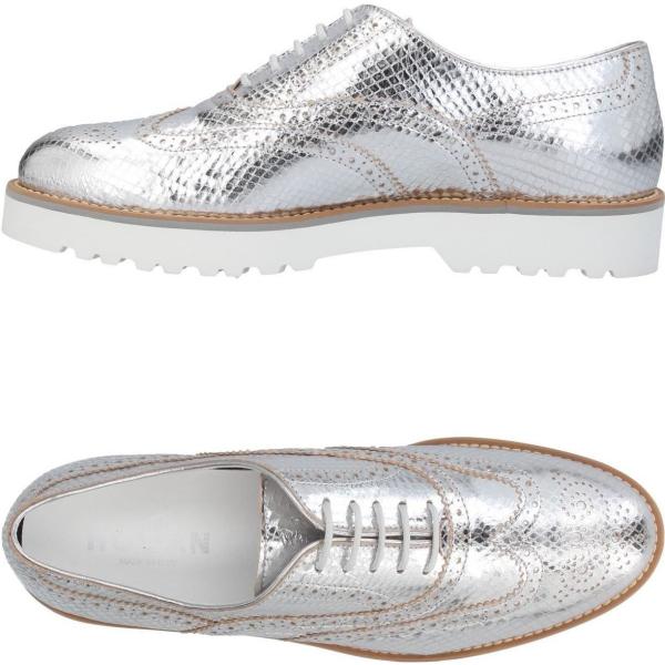 scarpe stringate Hogan grigio tinta unita