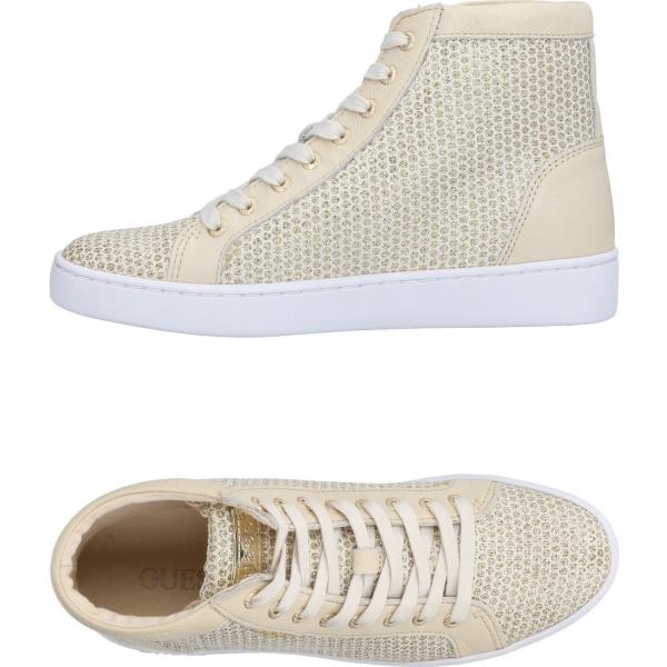 sneakers alte Guess bianco tinta unita