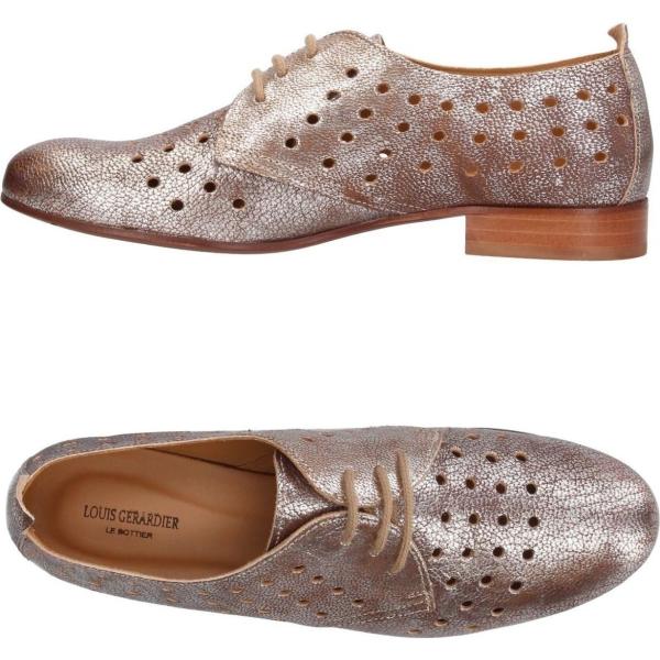 Scarpe stringate stringate traforato con punta tonda tinta unita LOUIS GERARDIER Le Bottier tinta unita