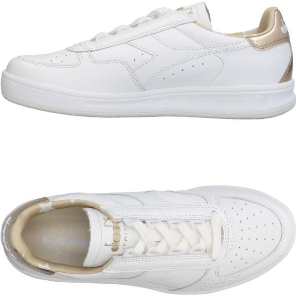 sneakers Diadora Heritage bianco tinta unita