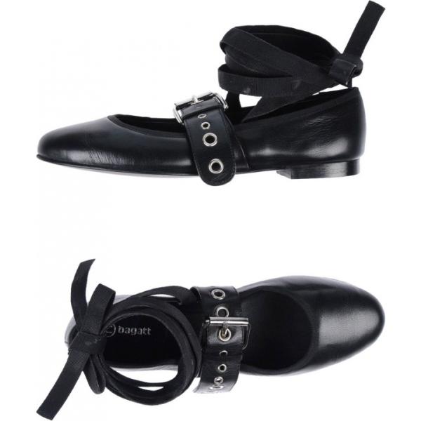 ballerine Bagatt nero tinta unita
