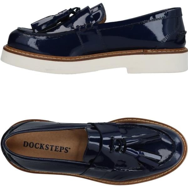 mocassini Docksteps blu tinta unita
