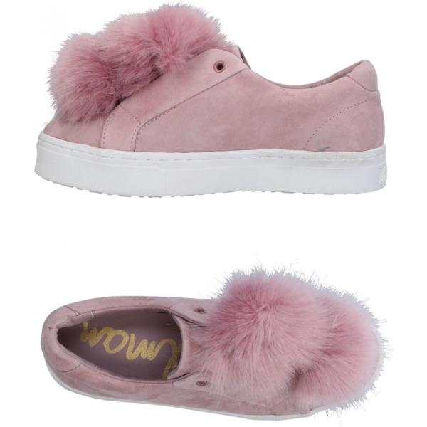 Sneakers tennis Sam Edelman rosa tinta unita