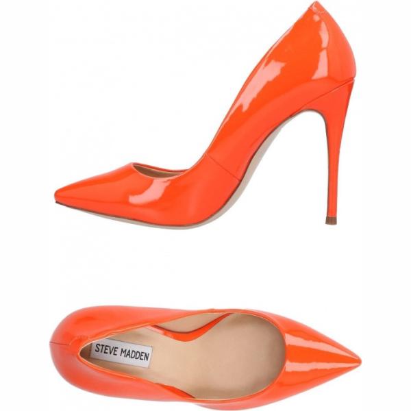 décolleté Steve Madden arancione tinta unita