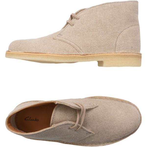 Stivaletti senza tacco con punta tonda tinta unita Clarks tinta unita