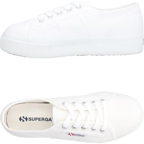 sneakers Superga bianco tinta unita
