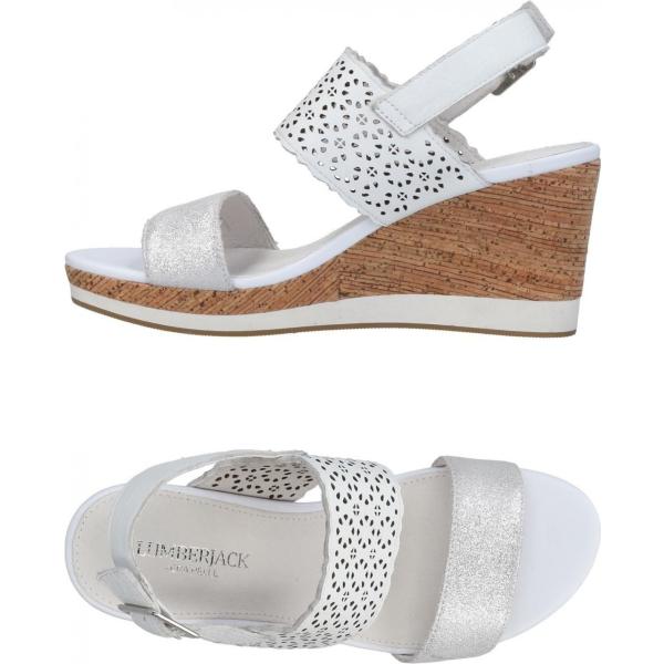 sandali col tacco Lumberjack bianco