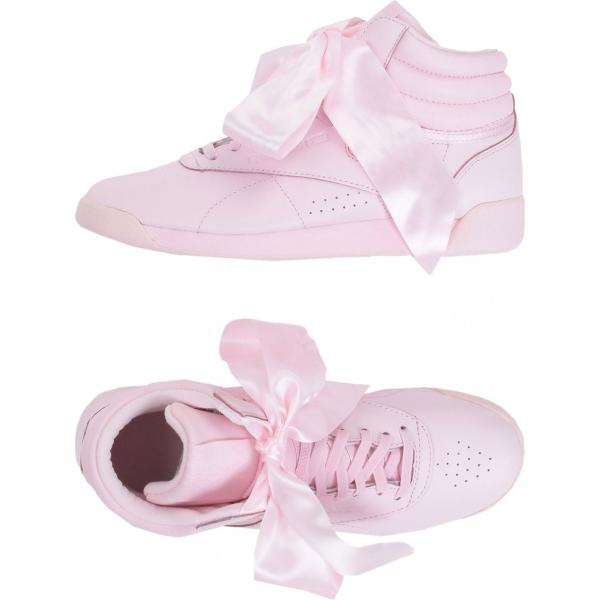 sneakers alte Reebok rosa tinta unita