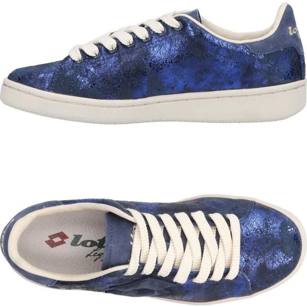sneakers Lotto Leggenda blu tinta unita