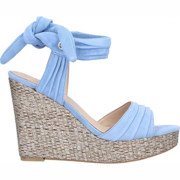 sandali col tacco Guess blu tinta unita