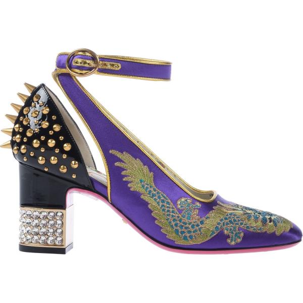 décolleté Gucci viola fantasia