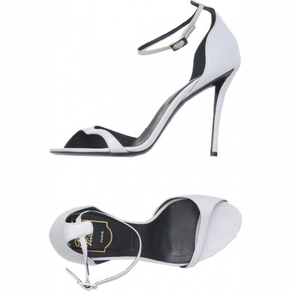 Sandali con cinturino e punta tonda tinta unita Roger Vivier tinta unita