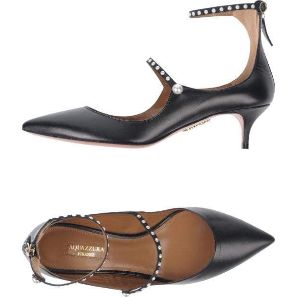 décolleté Aquazzura nero tinta unita